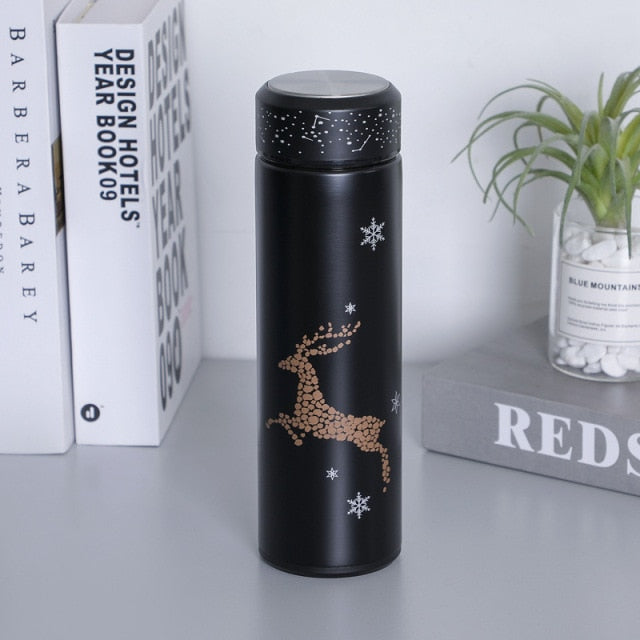 Gradient Stainless Steel Night Light Mug