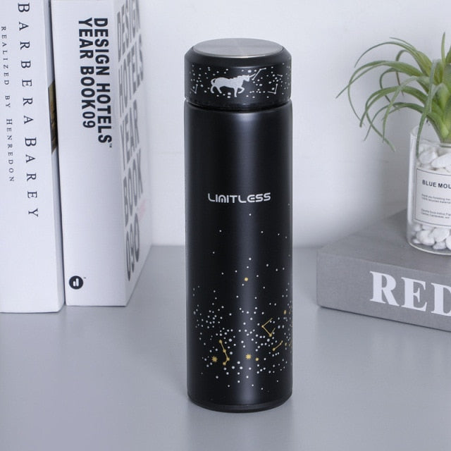 Gradient Stainless Steel Night Light Mug
