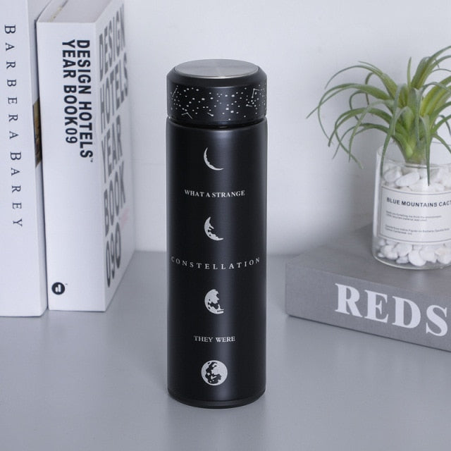 Gradient Stainless Steel Night Light Mug