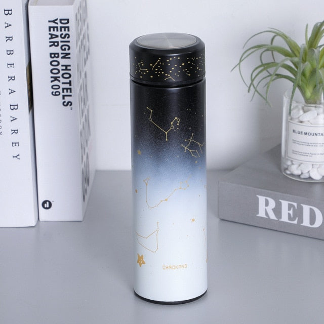Gradient Stainless Steel Night Light Mug