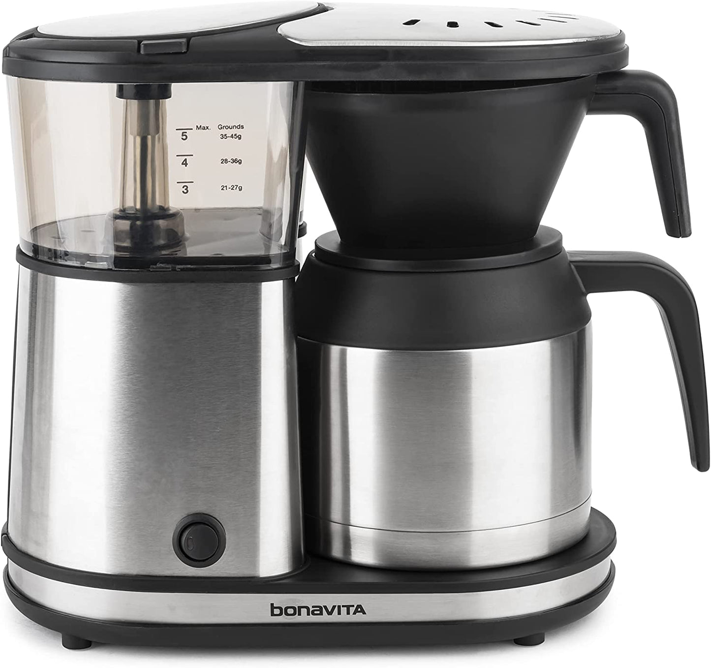 5 Cup Coffee Maker with Thermal Carafe One-Touch