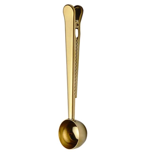 Coffee Scoop With Long Handle Sealing Clip