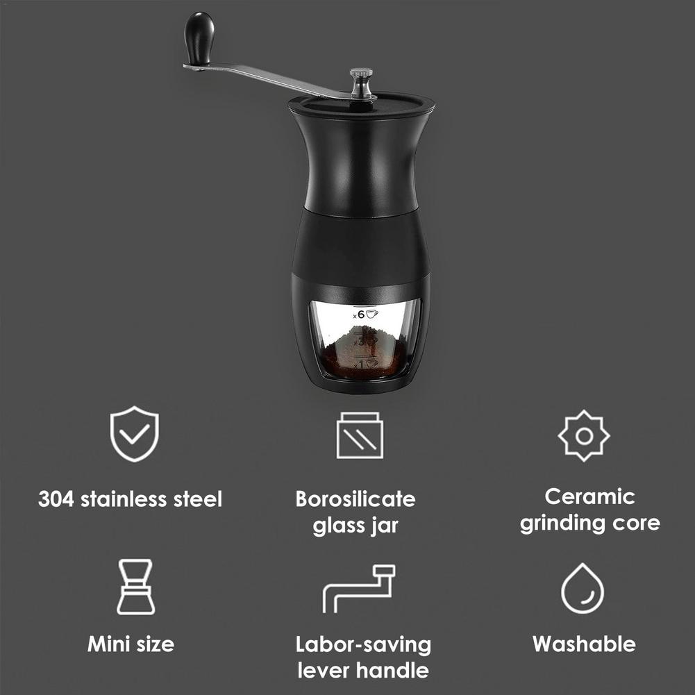 Manual Coffee Bean Grinder Portable