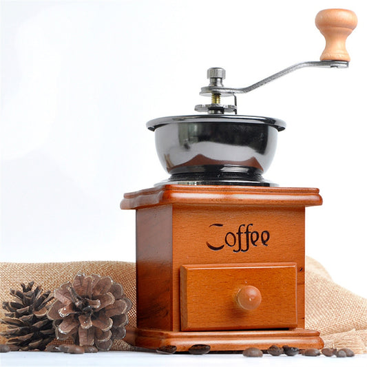 Classical Wooden Manual Coffee Grinder