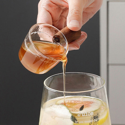 Mini Glass Coffee Espresso Pitcher Milk Creamer Jug