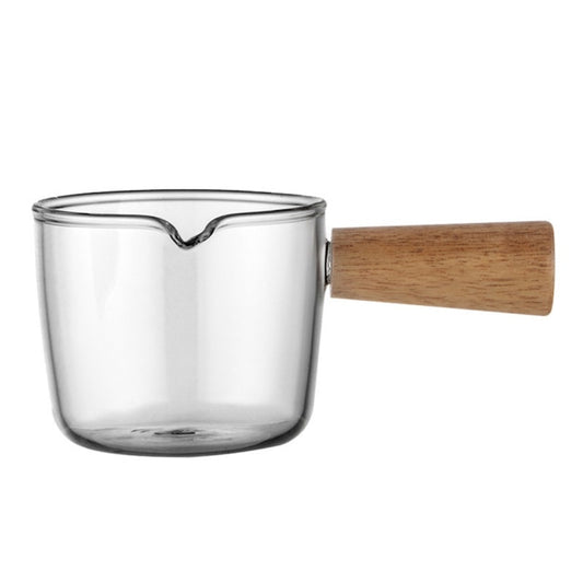 Mini Glass Coffee Espresso Pitcher Milk Creamer Jug