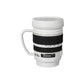 Stainless Steel Camera Lens Shaped Mugs