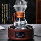 Glass Coffee Kettle with Stainless Steel Filter Drip