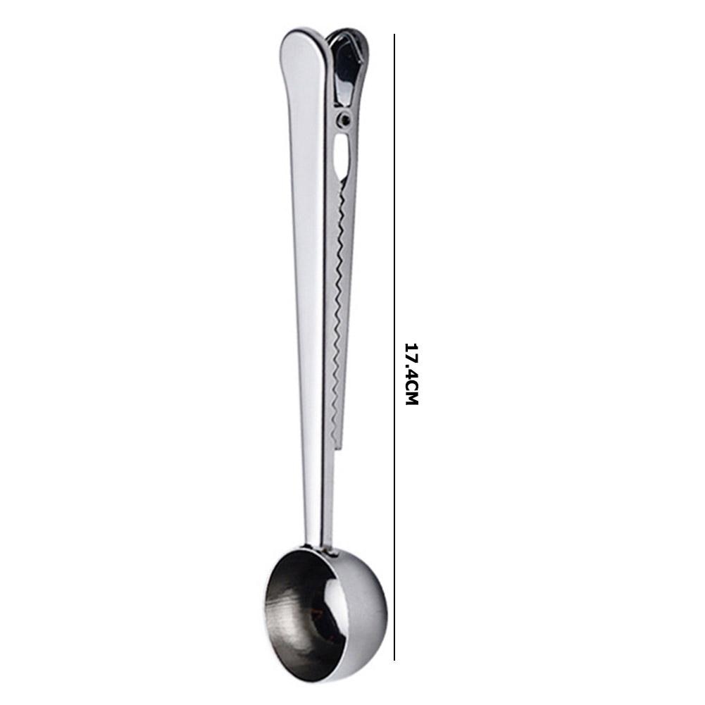 Coffee Scoop With Long Handle Sealing Clip