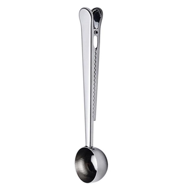 Coffee Scoop With Long Handle Sealing Clip