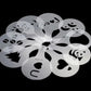 16Pcs Coffee Cake Decoration Cupcake Plastic Stencil